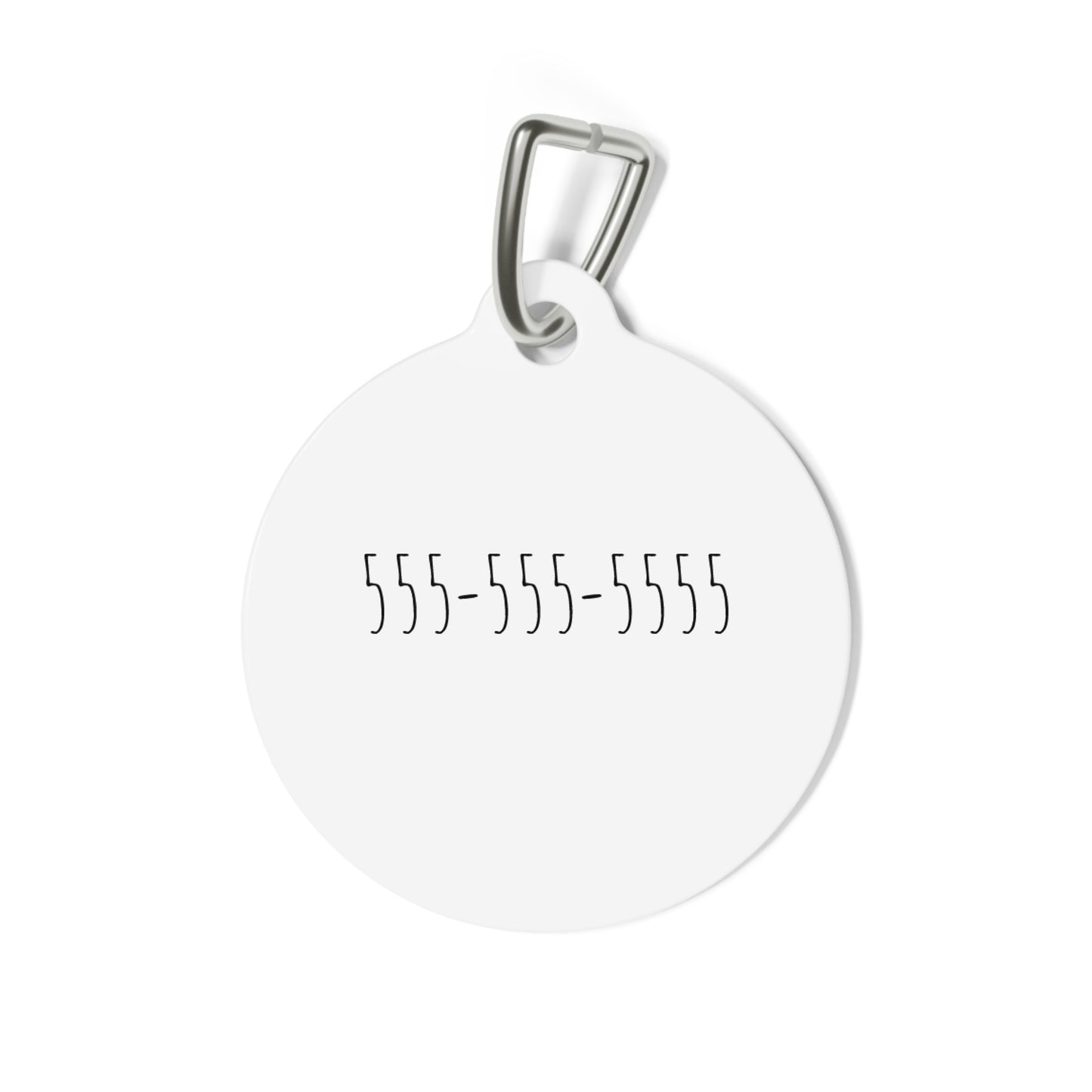 Pet Tag - Personalized Cat Tag 'My name is _____ and no you can't keep me' - Add Your Phone Number